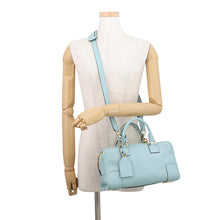 Load image into Gallery viewer, LOEWE Amazona 28 2WAY Bag Light Blue352.30.N03 Leather
