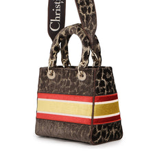 Load image into Gallery viewer, Dior Lady D-Light 2WAY Bag Brown/MulticolorM0565OTGT_M918 Velvet Size Medium