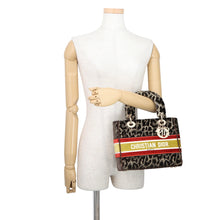 Load image into Gallery viewer, Dior Lady D-Light 2WAY Bag Brown/MulticolorM0565OTGT_M918 Velvet Size Medium
