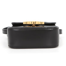 将图像加载到图库查看器中,CELINE Claude Shoulder Bag Black10I513DPV.38NO Shiny Calf Leather Size Mini