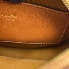Load image into Gallery viewer, CELINE Triomphe Shoulder Bag Brown PVC Leather