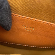 Load image into Gallery viewer, CELINE Triomphe Shoulder Bag Brown PVC Leather