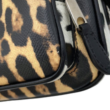 将图像加载到图库查看器中,BURBERRY Leopard print camera bag/shoulder bag Black/Beige/White8015963 PVC Leather