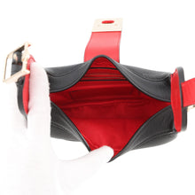将图像加载到图库查看器中,Christian Louboutin Karasukai Shoulder Bag Black/Red1225182CM6S Leather Size Mini