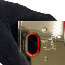 将图像加载到图库查看器中,Christian Louboutin Karasukai Shoulder Bag Black/Red1225182CM6S Leather Size Mini
