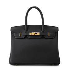 将图像加载到图库查看器中,HERMES Birkin Black Togo Leather Size 30