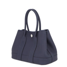 将图像加载到图库查看器中,HERMES Neo Garden blue navy Negonda Leather Size 23