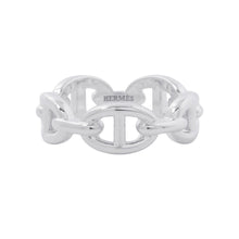将图像加载到图库查看器中,HERMES Chaine d'Ancre Anchene Ring Size PM/58/#18 SV925