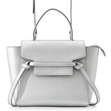 Load image into Gallery viewer, CELINE Belt bag (2-way bag) Silver189003 Leather Size Nano