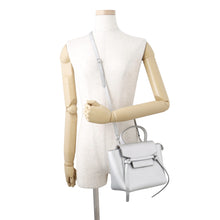 Load image into Gallery viewer, CELINE Belt bag (2-way bag) Silver189003 Leather Size Nano