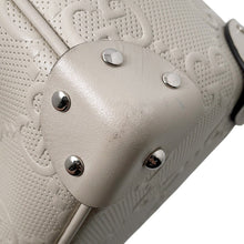 将图像加载到图库查看器中,GUCCI GG embossed Shoulder Bag White626363 Leather