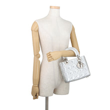 Load image into Gallery viewer, Dior My ABC Dior Lady Dior 2WAY Bag SilverM0532PNFA_M090 Leather Size Small