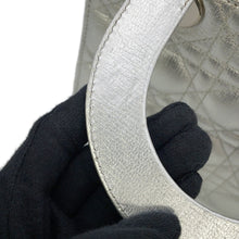 Load image into Gallery viewer, Dior My ABC Dior Lady Dior 2WAY Bag SilverM0532PNFA_M090 Leather Size Small