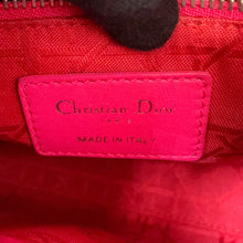 Load image into Gallery viewer, Dior Lady Dior Mini 2WAY Bag Pink Leather Size Mini