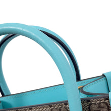 Load image into Gallery viewer, GUCCI Interlocking G Mini 2WAY Bag Light Blue/Beige/Orange671623 GG Supreme Leather