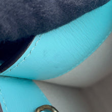 Load image into Gallery viewer, GUCCI Interlocking G Mini 2WAY Bag Light Blue/Beige/Orange671623 GG Supreme Leather