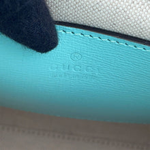 Load image into Gallery viewer, GUCCI Interlocking G Mini 2WAY Bag Light Blue/Beige/Orange671623 GG Supreme Leather