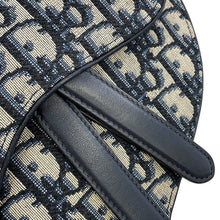 将图像加载到图库查看器中,Dior Oblique Saddle Belt Pouch Beige/NavyS5632CTZQ_M928 Canvas Leather