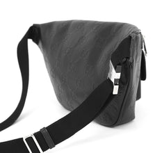 Load image into Gallery viewer, GUCCI GG embossed belt bag Black645093 Leather