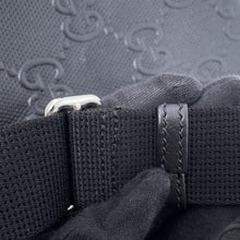 Load image into Gallery viewer, GUCCI GG embossed belt bag Black645093 Leather
