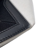 Load image into Gallery viewer, BALENCIAGA Navy Cabas S Handbag White/Black339933 Canvas Leather