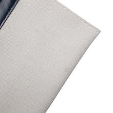 Load image into Gallery viewer, BALENCIAGA Navy Cabas S Handbag White/Black339933 Canvas Leather
