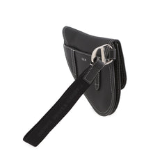 Load image into Gallery viewer, Dior KAWS Collaboration Saddlebag Black Leather