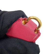 Load image into Gallery viewer, PRADA Triangle Logo Camera Bag Shoulder Bag PinkBT1010 Leather