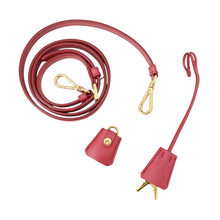 Load image into Gallery viewer, PRADA Triangle Logo Camera Bag Shoulder Bag PinkBT1010 Leather