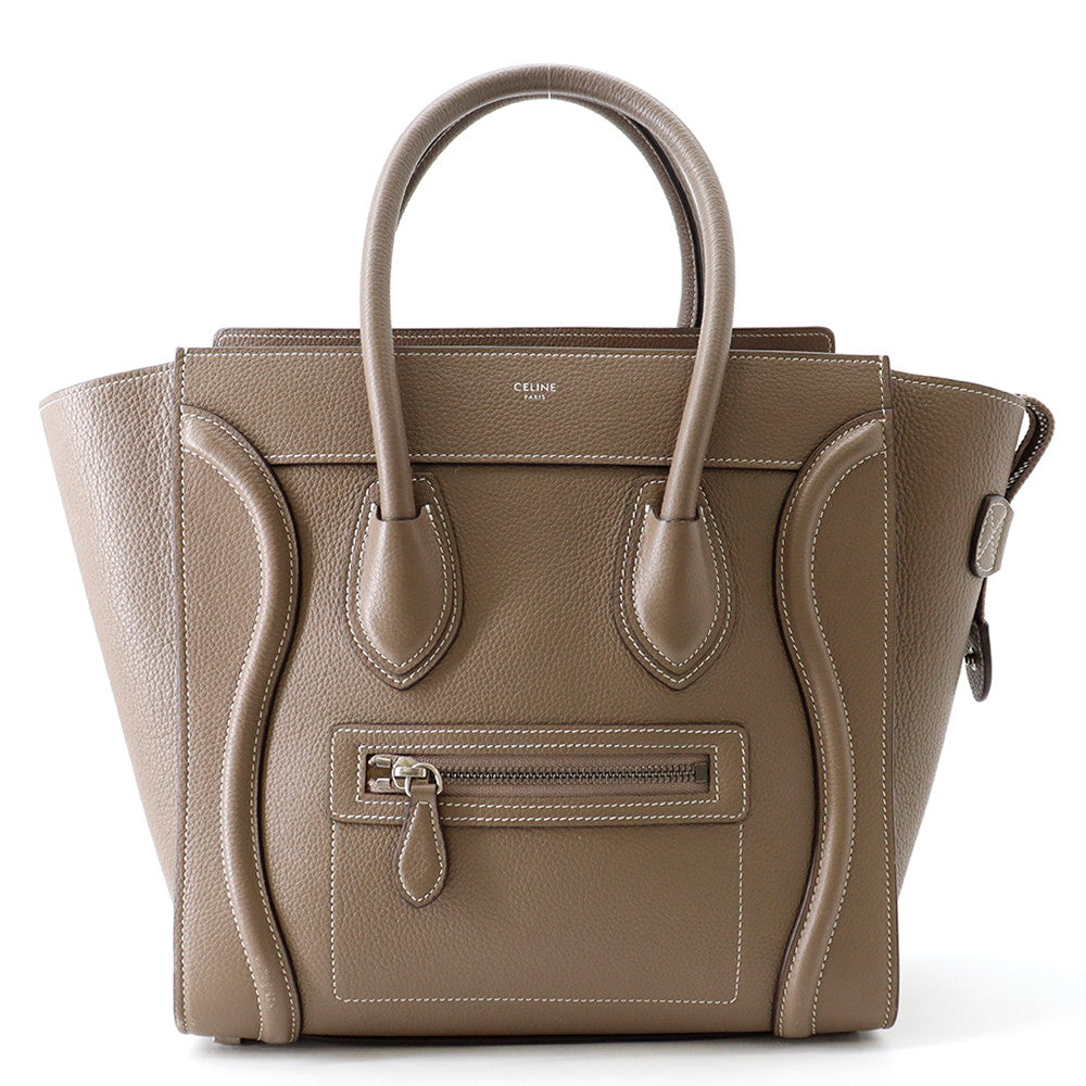 CELINE Luggage micro shopper Suri189793DRU.09SO Leather– GALLERY