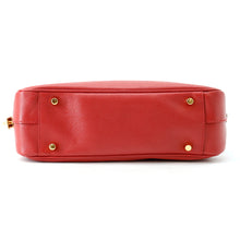 Load image into Gallery viewer, PRADA Triangle Logo Handbag RedBN1113 Leather
