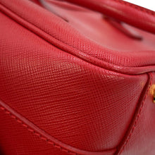 Load image into Gallery viewer, PRADA Triangle Logo Handbag RedBN1113 Leather