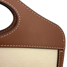 Load image into Gallery viewer, BURBERRY Pocket Bag 2WAY Bag Natural/Brown8031746 Canvas Leather Size Mini