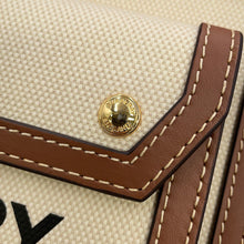 Load image into Gallery viewer, BURBERRY Pocket Bag 2WAY Bag Natural/Brown8031746 Canvas Leather Size Mini