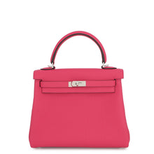Load image into Gallery viewer, HERMES Kelly Retourne Rose mexico Togo Leather Size 25