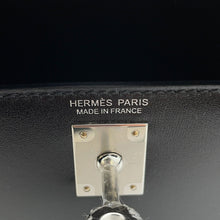 将图像加载到图库查看器中,HERMES Mini Kelly 2 (outside) Black Box Calf Leather