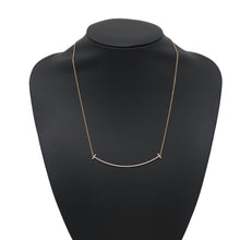 Load image into Gallery viewer, TIFFANY&Co. T Smile Necklace Size Large60011654 18K Pink Gold