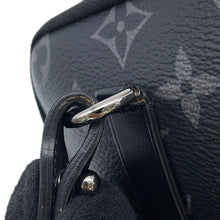 Load image into Gallery viewer, LOUIS VUITTON Eclipse Reverse Double Phone Pouch NoirM69534 Monogram Eclipse Monogram Eclipse Reverse