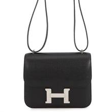 Load image into Gallery viewer, HERMES Constance3 Miroir Black Chevre Myzore Goatskin Size Mini