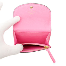 Load image into Gallery viewer, LOUIS VUITTON Porte Monnaie Rosary rose lollipopM82485 Monogram Empreinte
