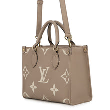 Load image into Gallery viewer, LOUIS VUITTON Onthego Tourterelle claimM45779 Monogram Empreinte Leather Monogram Giant Size PM