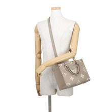 Load image into Gallery viewer, LOUIS VUITTON Onthego Tourterelle claimM45779 Monogram Empreinte Leather Monogram Giant Size PM