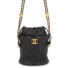 Load image into Gallery viewer, CHANEL Drawstring Chain Shoulder Bag BlackAS3371 Caviar Leather