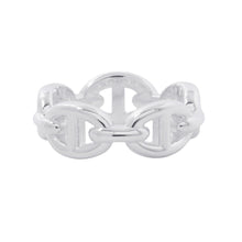 将图像加载到图库查看器中,HERMES Chaine d'Ancre Anchene Ring Size PM/51/#11 SV925