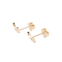 Load image into Gallery viewer, TIFFANY&Co. T Smile Mini Earrings Size Mini60150766 18K Yellow Gold