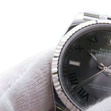 Load image into Gallery viewer, ROLEX Datejust 36 W36mm Stainless Steel K18WG Slate Dial126234