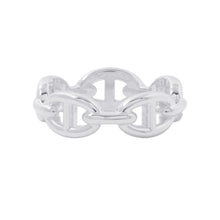 将图像加载到图库查看器中,HERMES Chaine d'Ancre Anchene Ring Size PM/59/#19 SV925
