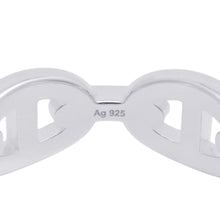 将图像加载到图库查看器中,HERMES Chaine d'Ancre Anchene Ring Size PM/59/#19 SV925