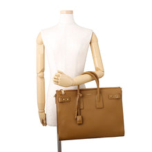 Load image into Gallery viewer, SAINT LAURENT PARIS Saint Laurent Paris Large Sac de Jules Brown737586 Leather