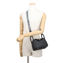 将图像加载到图库查看器中,HERMES Lindy Black Taurillon Clemence Size Mini